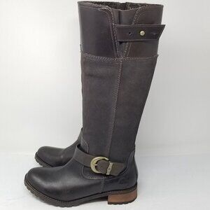 Timberland Bethel Brown Riding Tall Leather Rugged Boots 6.5M Style No. 23689